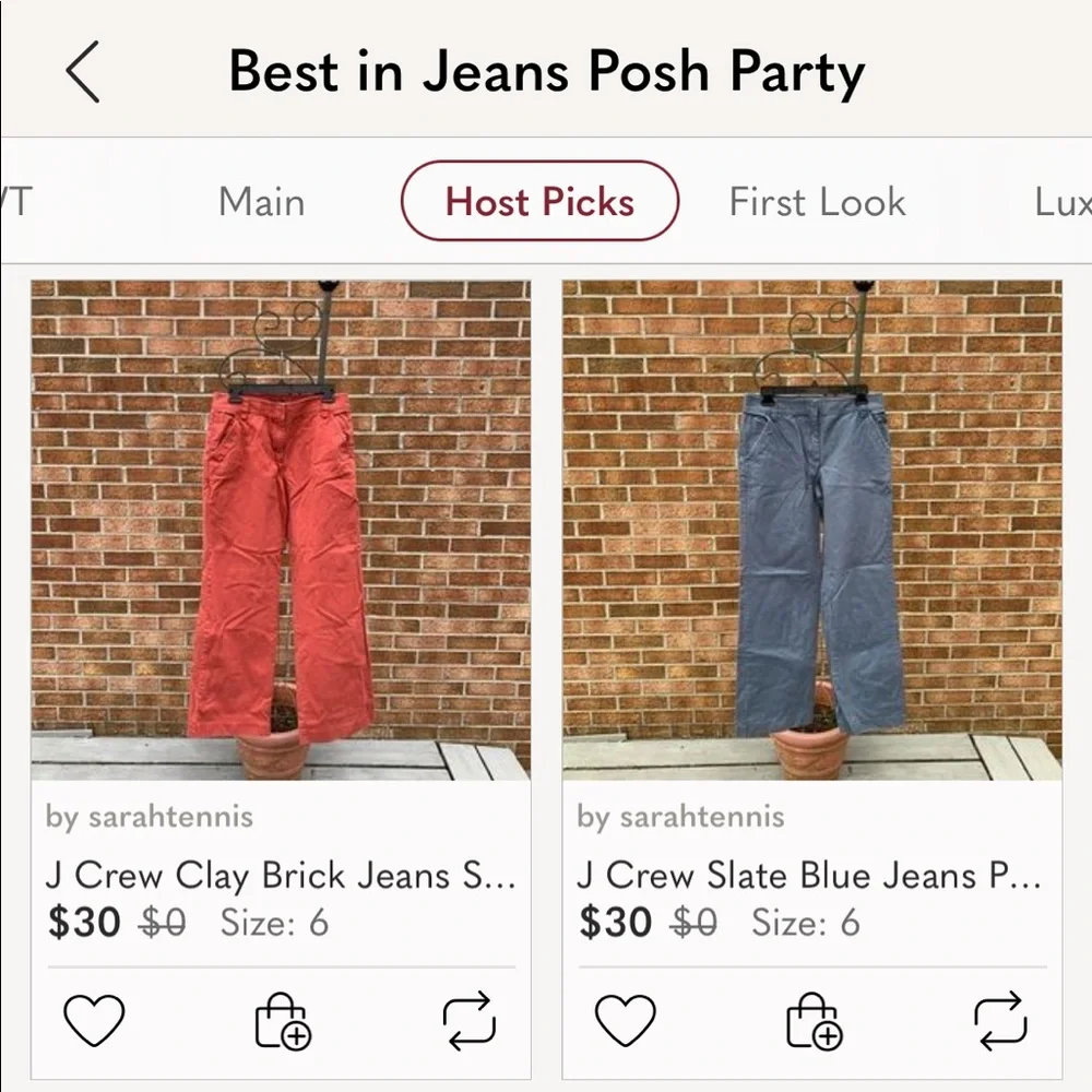 🎉HP🎉 Size 6 J Crew Slate Blue Jeans Pants